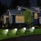 4PCS Waterproof Solar Landscape Spotlights,2-in-1 Adjustable for Yard Backyard